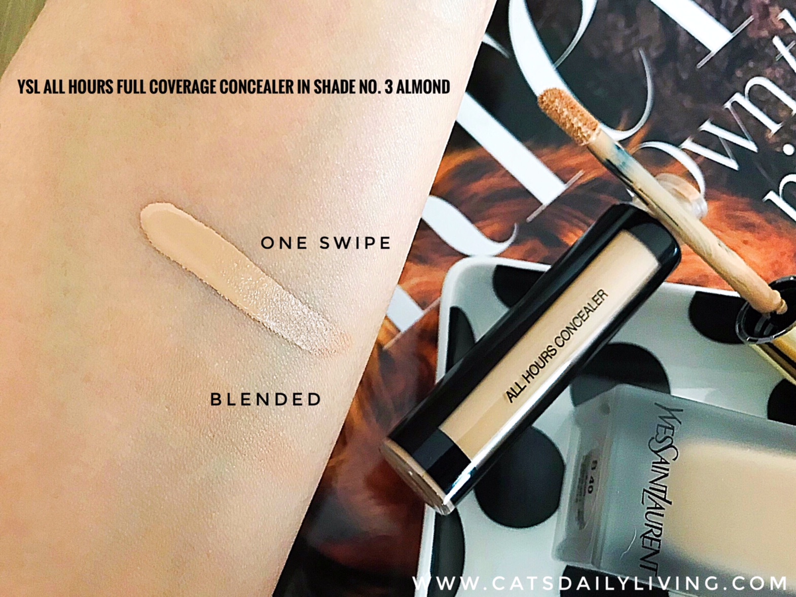 ysl all hours concealer swatches